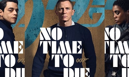 Movie poster of New Bond Film: No Time To Die 